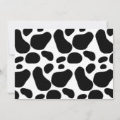 Landbouwdieren Barnyard Beige Baby shower Kaart (Achterkant)