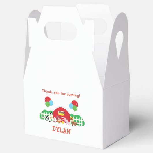 Landbouwdieren Bedankdoosjes (Geopend)