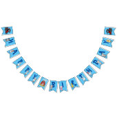 Landbouwdieren Blauwe achtergrond Verjaardag Vlaggetjes (Alle)