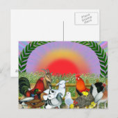 Landbouwdieren Briefkaart (Voorkant / Achterkant)