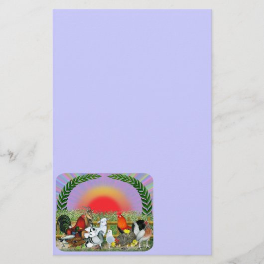 Landbouwdieren Briefpapier (Voorkant)