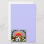 Landbouwdieren Briefpapier (Voorkant / Achterkant)