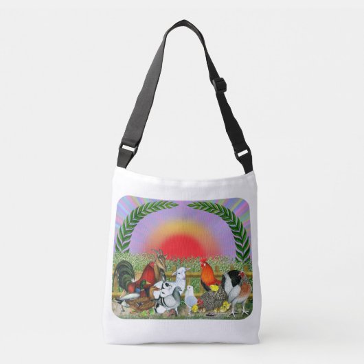 Landbouwdieren Crossbody Tas (Voorkant)