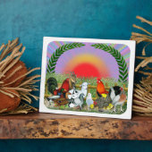 Landbouwdieren Fotoplaat (Zijkant)