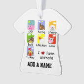 Landbouwdieren Ornament (voorkant)