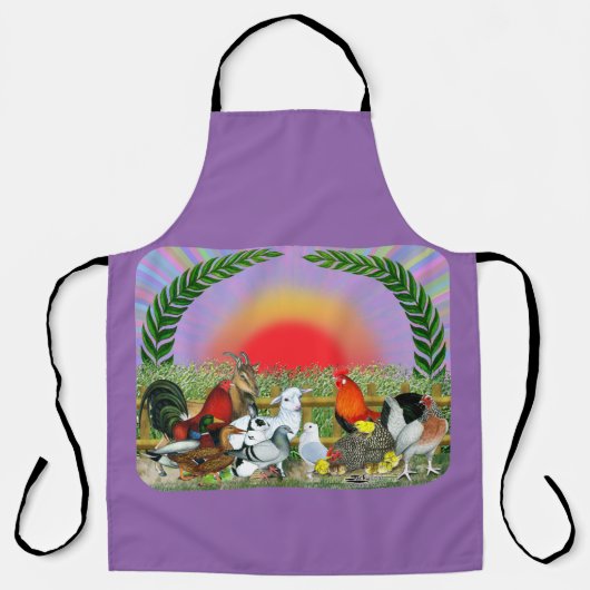 Landbouwdieren Schort (Voorkant)
