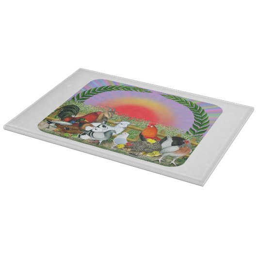 Landbouwdieren Snijplank (Hoek)