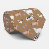 Landbouwdieren Stropdas (Opgerold)