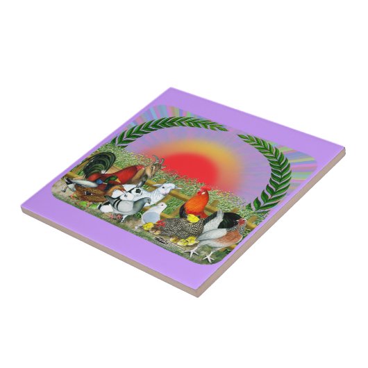 Landbouwdieren Tegeltje (Zijkant)