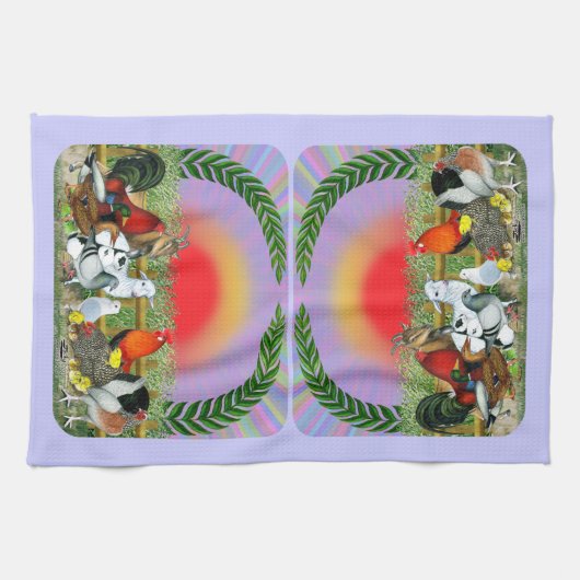 Landbouwdieren Theedoek (Horizontaal)