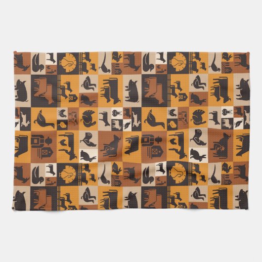 Landbouwdieren Theedoek (Horizontaal)