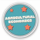 Landbouweconomie Sticker (Voorkant)