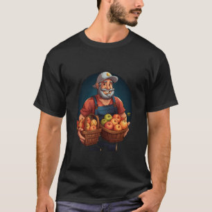 Landbouwer Oogst Groente Vruchten Oogsten Landbouw T-shirt