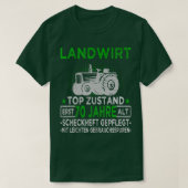 Landbouwers 70th Birthday Agriculture Tractor Driv T-shirt (Design voorkant)