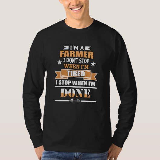 Landbouwers Boerderij Tractor Agriculture Farming  T-shirt (Voorkant)