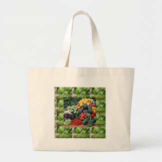 Landbouwers brengen veggie delight chefs cuisine i grote tote bag