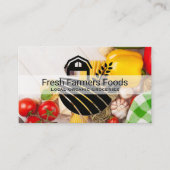 Landbouwers brengen Visitekaartje van verse produc (Voorkant)
