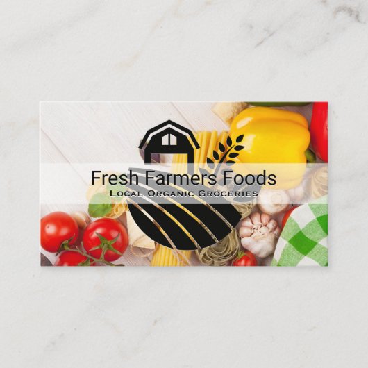 Landbouwers brengen Visitekaartje van verse produc (Voorkant)