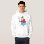 Landbouwers die een vork dragen hoodie (Voorkant volledig)