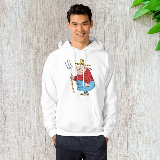 Landbouwers die een vork dragen hoodie