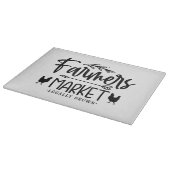 Landbouwers die lokaal worden geteeld snijplank (Hoek)