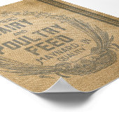 Landbouwers die melkvee als veevoer gebruiken poster (Hoek)