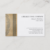 Landbouwers die melkvee als veevoer gebruiken visitekaartje (Achterkant)