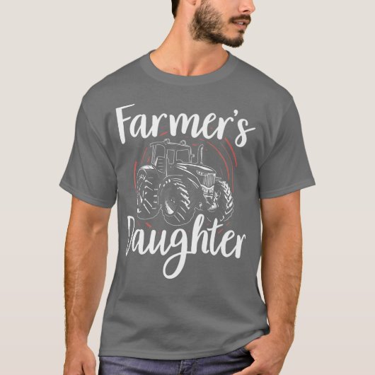 Landbouwers Dochter I Farming Ranch Girl Premium T-shirt (Voorkant)