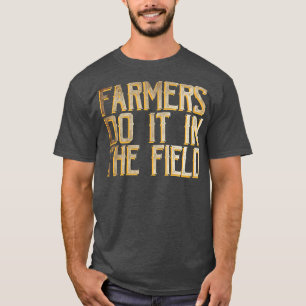 Landbouwers doen dat in het veld t-shirt
