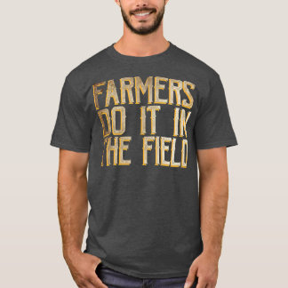 Landbouwers doen dat in het veld t-shirt