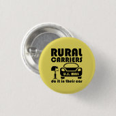 Landbouwers doen dat in hun auto ronde button 3,2 cm (Voorkant /achterkant)