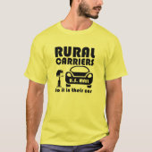 Landbouwers doen dat in hun auto t-shirt (Voorkant)