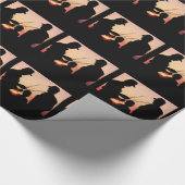 Landbouwers en zonnebanken cadeaupapier (Hoek)