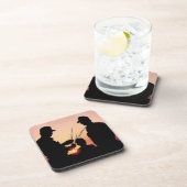 Landbouwers en zonnebanken drankjes onderzetter (Rechterzijde)