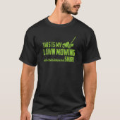 Landbouwers Groundskeeper Lawn Mowing T-shirt (Voorkant)