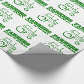 Landbouwers houden IT-papier voor rioolverwerking Cadeaupapier (Hoek)