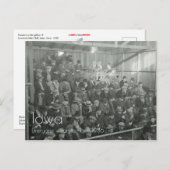 Landbouwers in de galerij briefkaart (Voorkant / Achterkant)