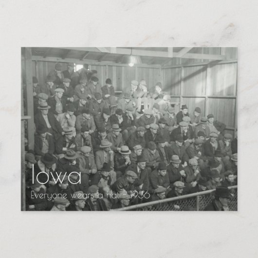 Landbouwers in de galerij briefkaart (Voorkant)