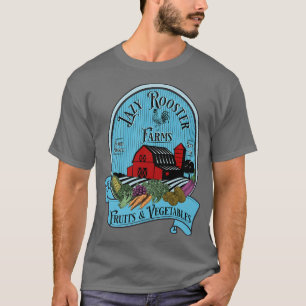 Landbouwers Lazy Rooster Family Boerderijen T-shirt