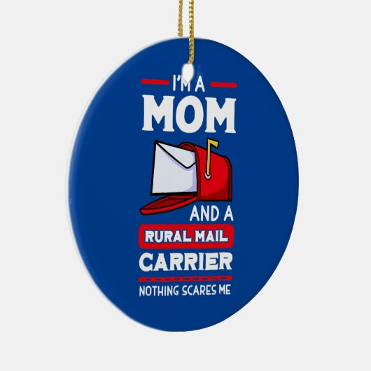 Landbouwers Mam Postal Worker Moeder's Keramisch Ornament (Rechts)