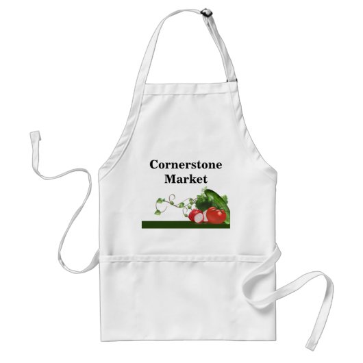 Landbouwers Market - Apron op maat Standaard Schort (Voorkant)