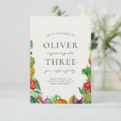 Landbouwers Market Birthday Investition des Vegeta Kaart (Staand voorkant)