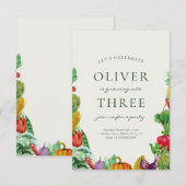 Landbouwers Market Birthday Investition des Vegeta Kaart (Voorkant / Achterkant)