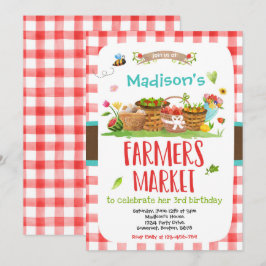 Landbouwers Market Birthday Local Grown Girl Boerd Kaart