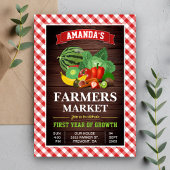 Landbouwers Market Birthday Party Kaart