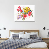 Landbouwers Market Bouquet 1 Canvas Afdruk (Insitu (Slaapkamer))