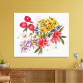 Landbouwers Market Bouquet 1 Canvas Afdruk (Insitu (Woonkamer))