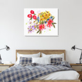 Landbouwers Market Bouquet 1 Canvas Afdruk (Insitu (Slaapkamer))