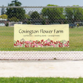 Landbouwers Market Custom Flower Boerderij Banner (Insitu)