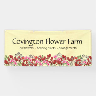 Landbouwers Market Custom Flower Boerderij Banner